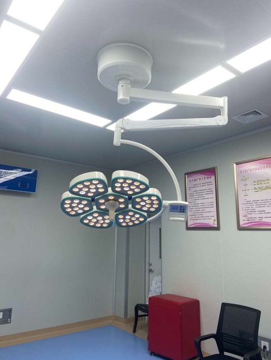 Lampe LED à Double dôme pour salle chirurgicale, éclairage de plafond pour salle d'opération, meilleure vente