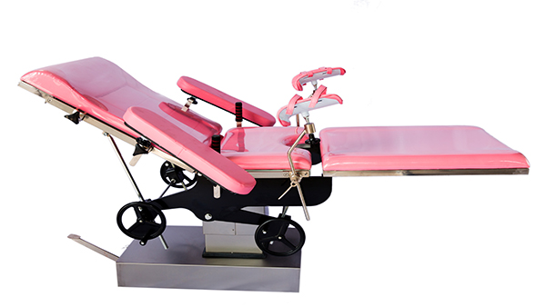 Lit d'opération gynécologique hydraulique manuel Table d'opération Obstétrique Lit de maternité manuel Table chirurgicale d'accouchement obstétrique
