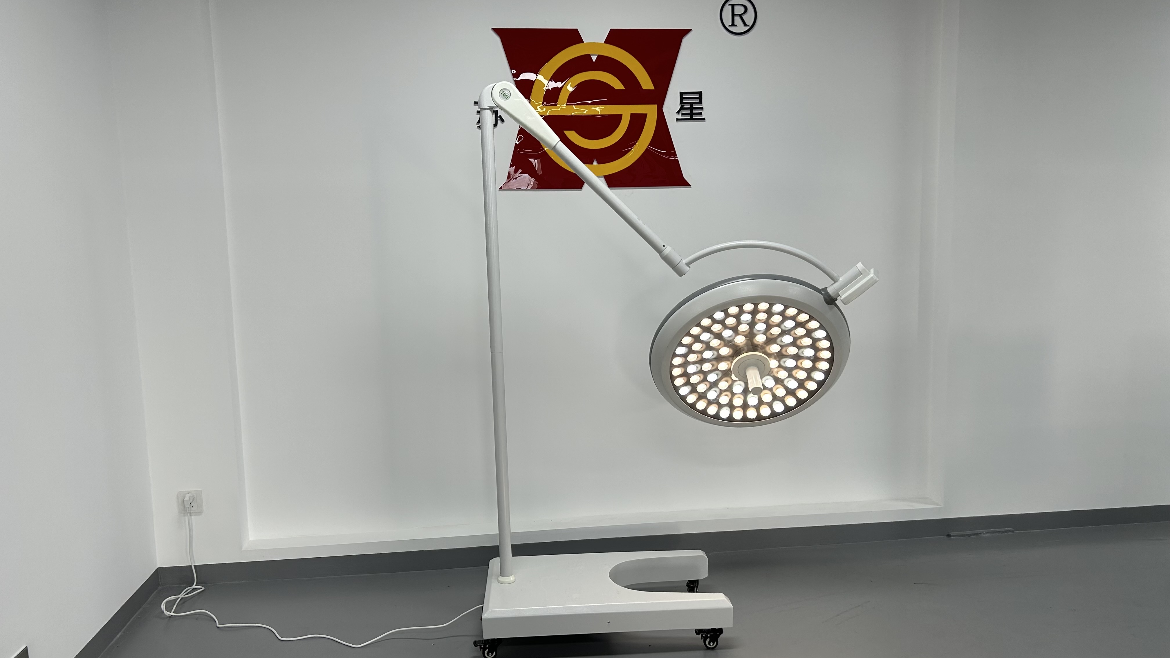 Lumière portative de salle d'opération d'endoscope de lampe d'opération de LED de support mobile d'hôpital