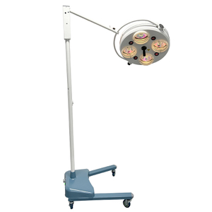 Lampe chirurgicale debout mobile au sol, halogène léger pour salle d'opération, halogène