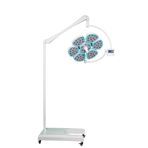 Lampe sans ombre d'opération de pétale de LED mobile de plancher lumières chirurgicales de salle d'opération de LED